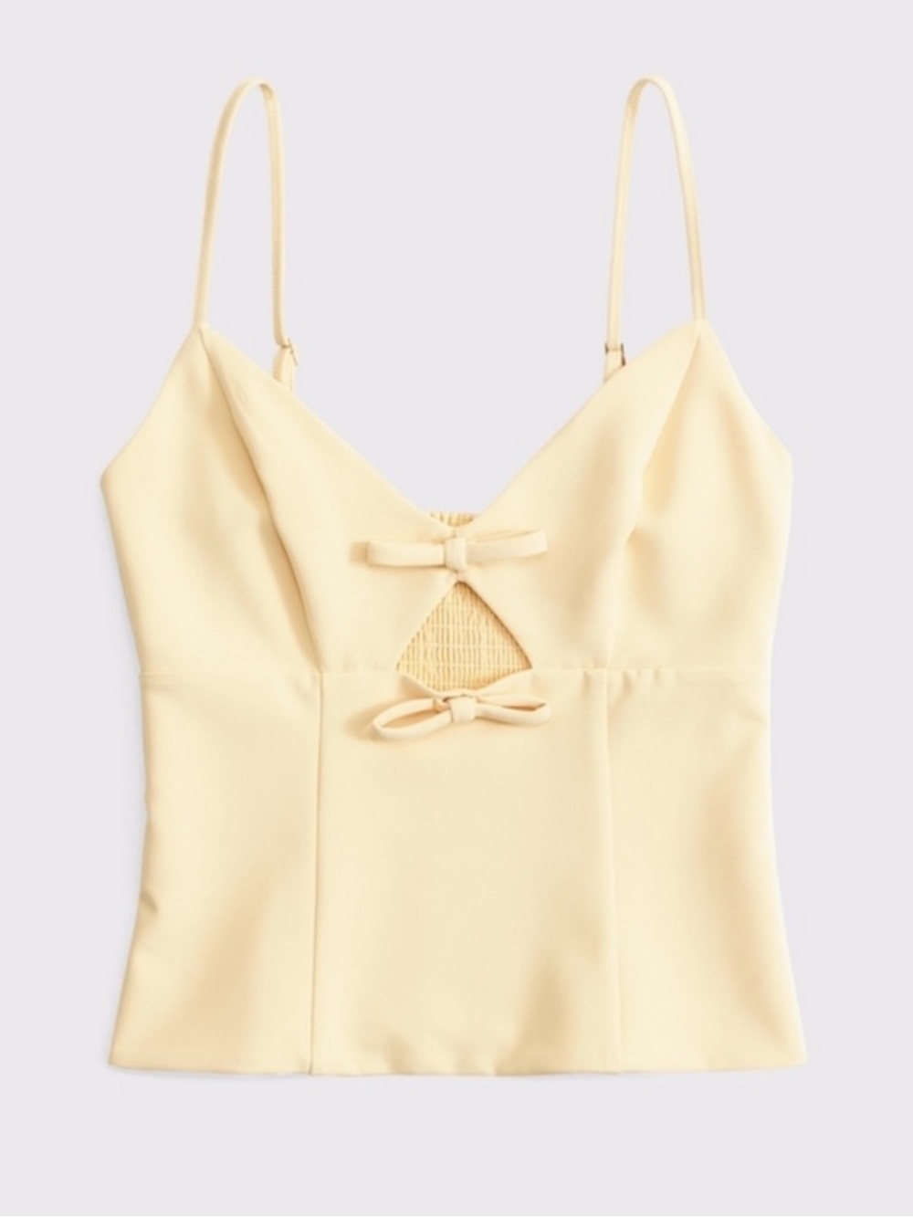 Abercrombie & Fitch Cutout Bow Top
